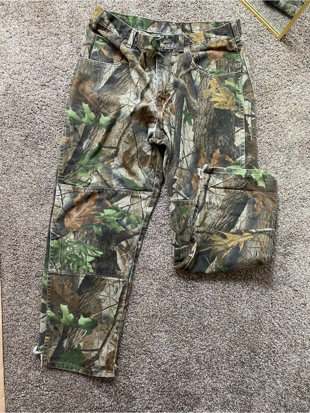 Realtree Men's Camo Cargo Pants Waist 34 x 30